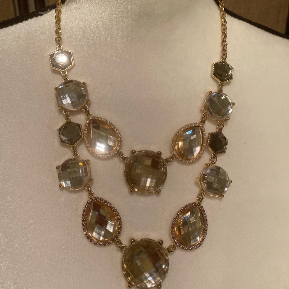 📿INC International Gold-Tone Puff Stone Statement Necklace & Bracelet - Picture 13 of 14